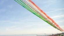 Tricolour arrows in Jesolo Tricolour arrows in Jesolo